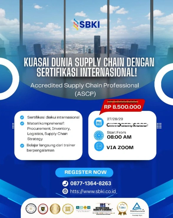 Sertifikasi ASCP Accredited Supply Chain Professional