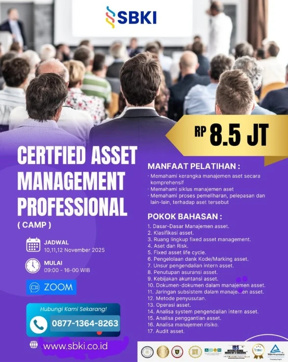 Sertifikasi CAMP Certified Asset Management Professional