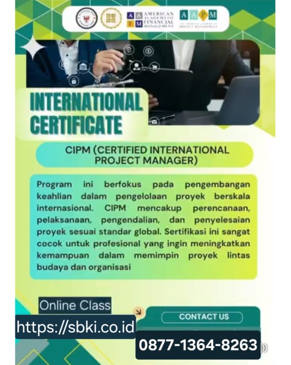 Sertifikasi CIPM Certified International Project Manager