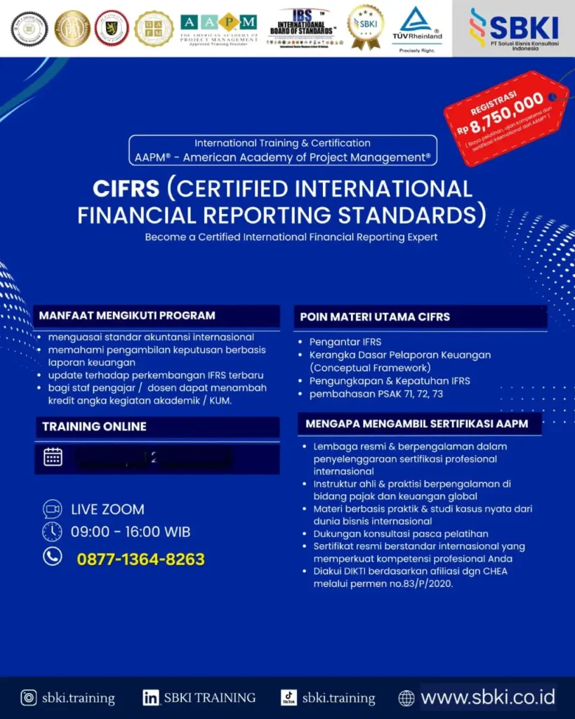 Pelatihan IFRS Online
