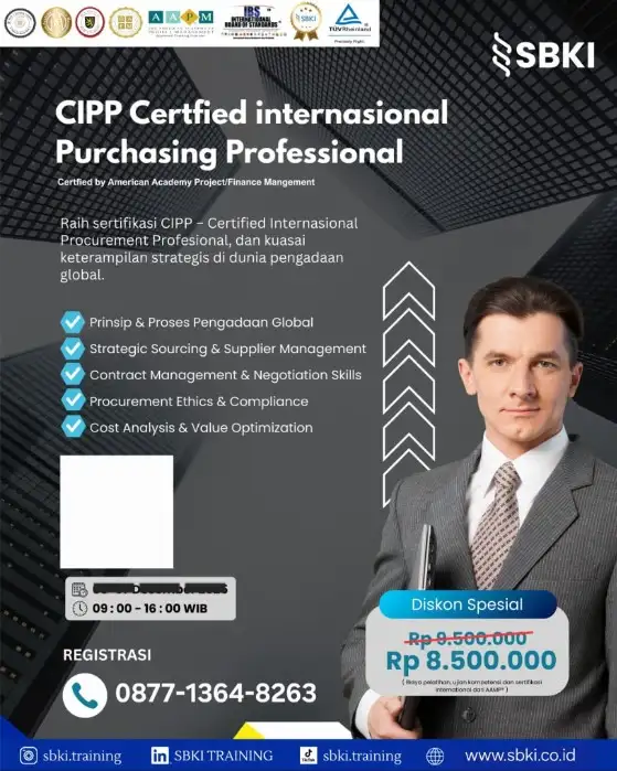 Sertifikasi CIPP Certified International Procurement Professional