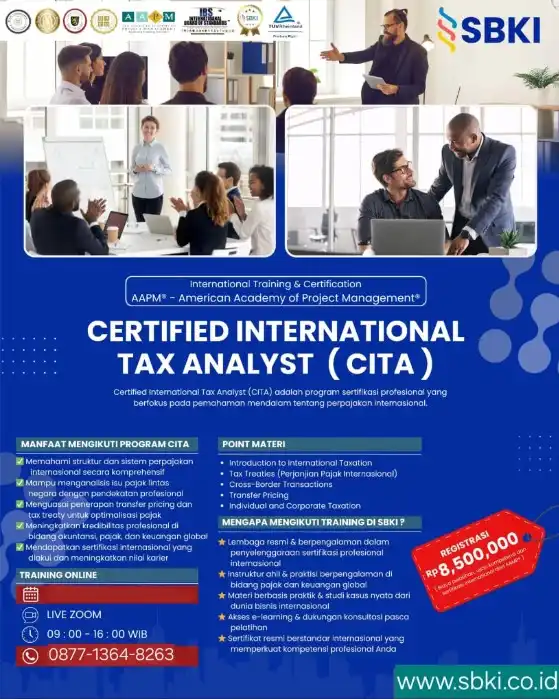 Sertifikasi CITA Certified International Tax Analyst