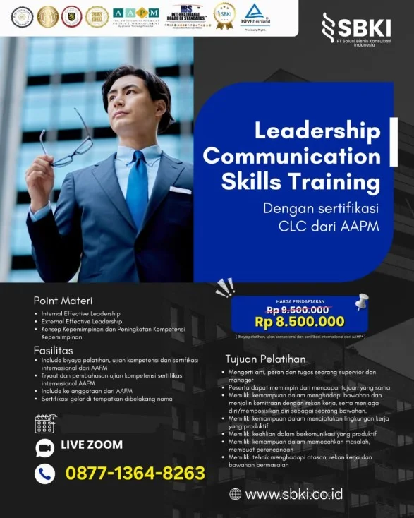 Sertifikasi CLC Certified Leadership Consultant