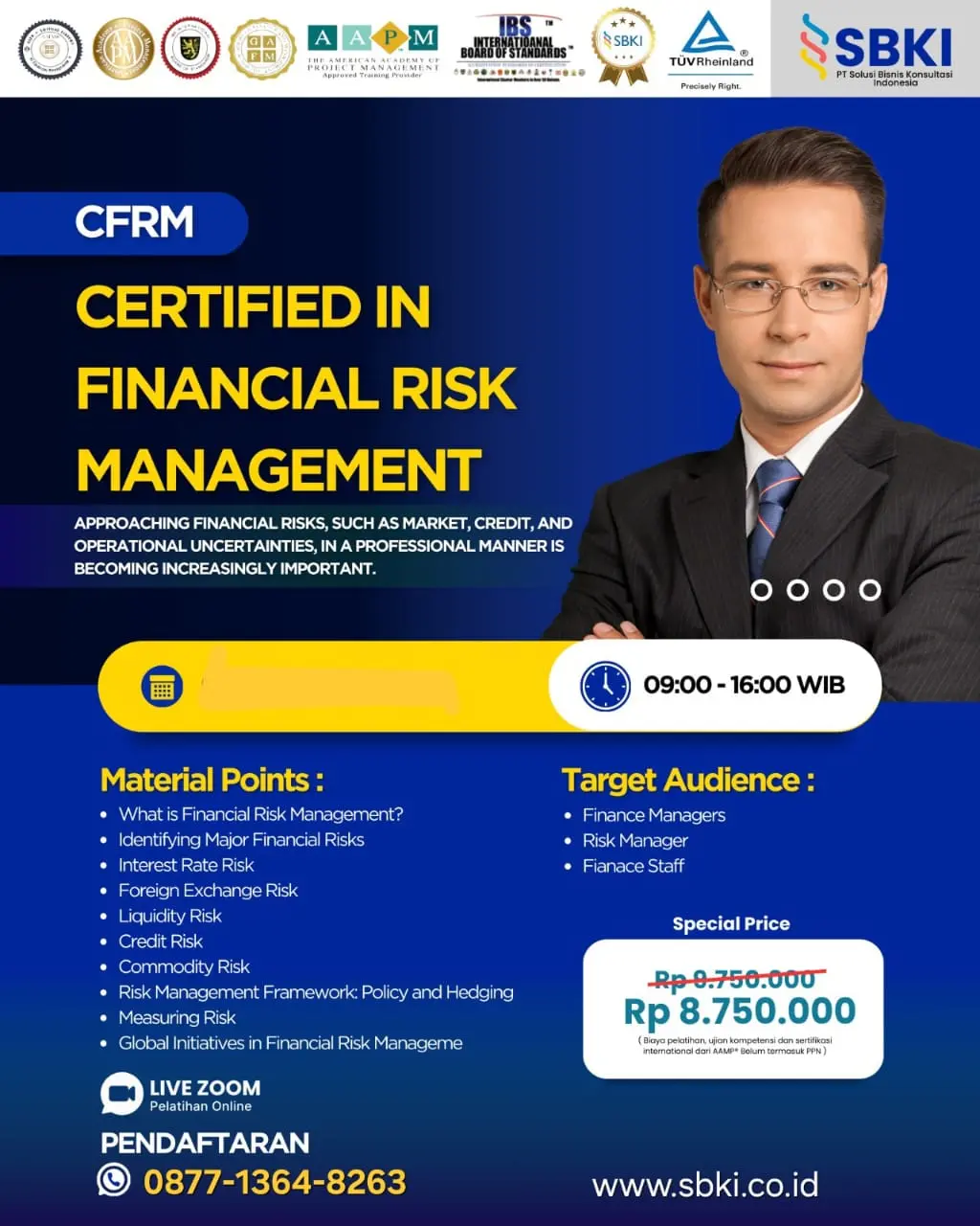 Sertifikasi CFRM Certified Financial Risk Manager