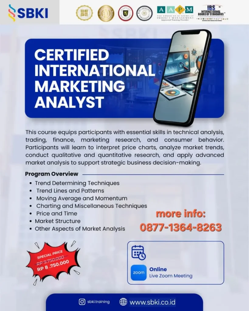 Sertifikasi CIMA Certified International Marketing Analyst