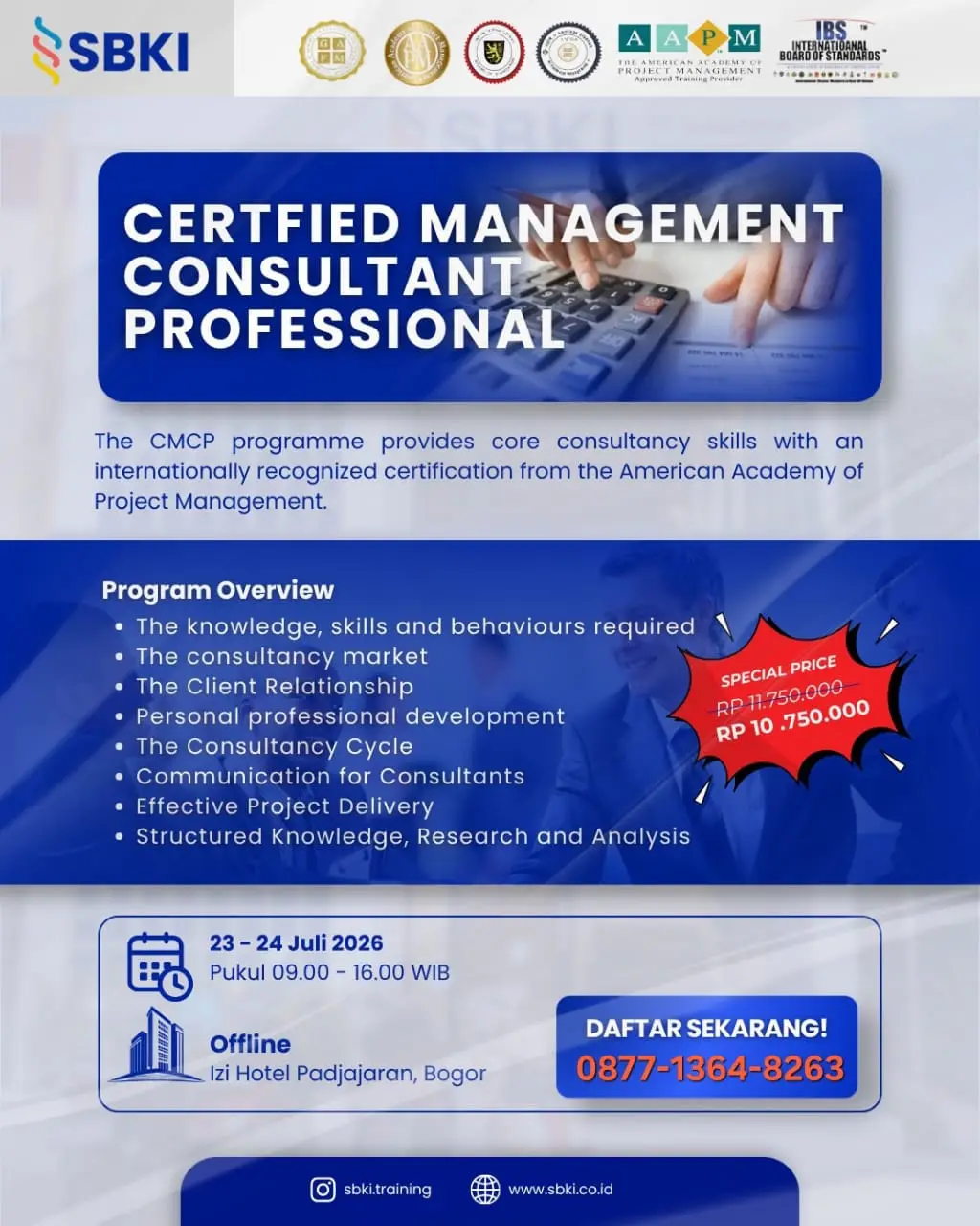 Sertifikasi CMCP Certified Management Consultant Professional