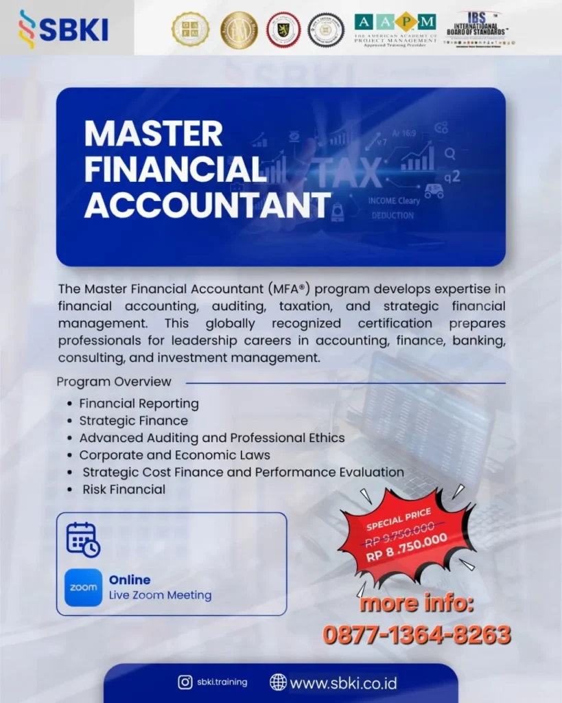 Sertifikasi MFA Master Financial Accountant