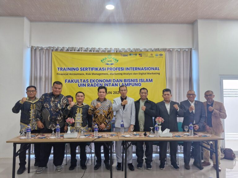 Training Sertifikasi Internasional Dosen FEBI UIN Raden Intan Lampung