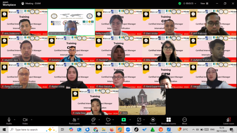 Training dan Sertifikasi CIPM Certified International Project Manager