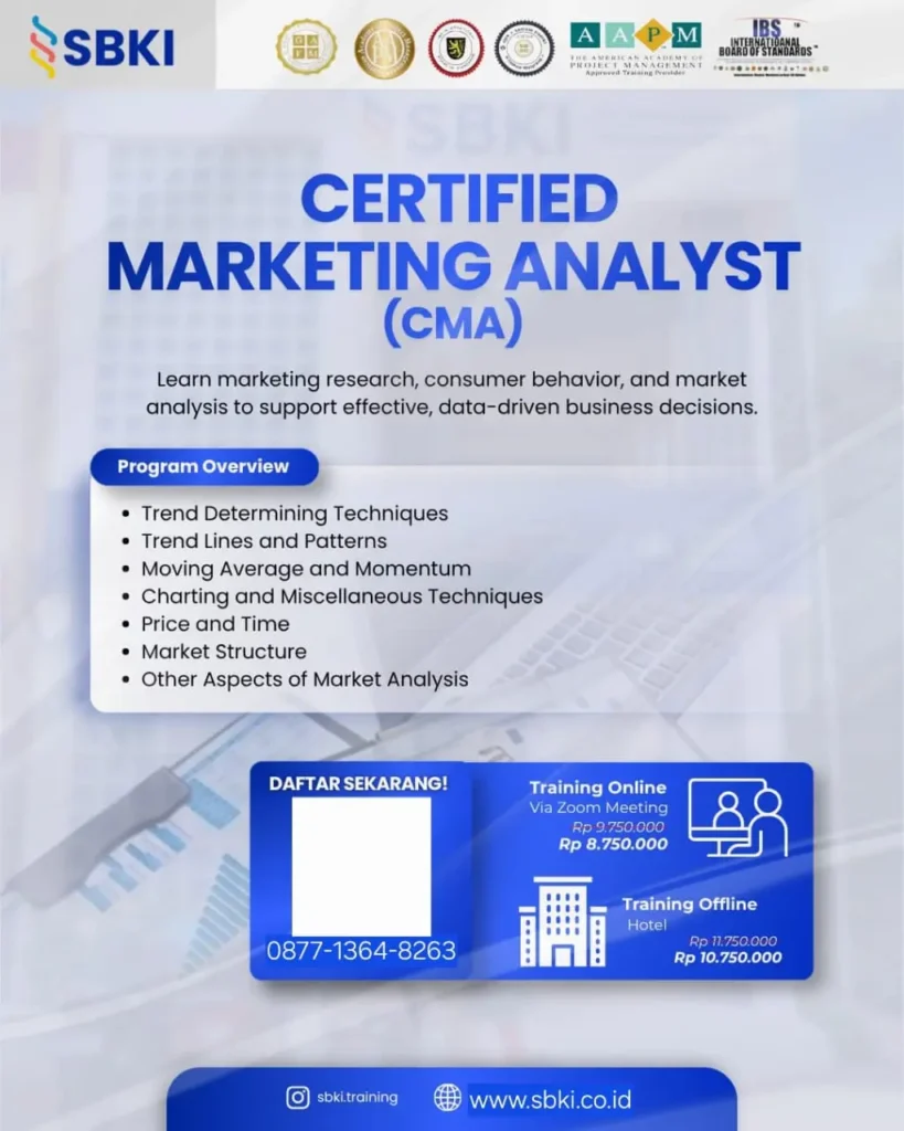 Sertifikasi CMA Certified Marketing Analyst