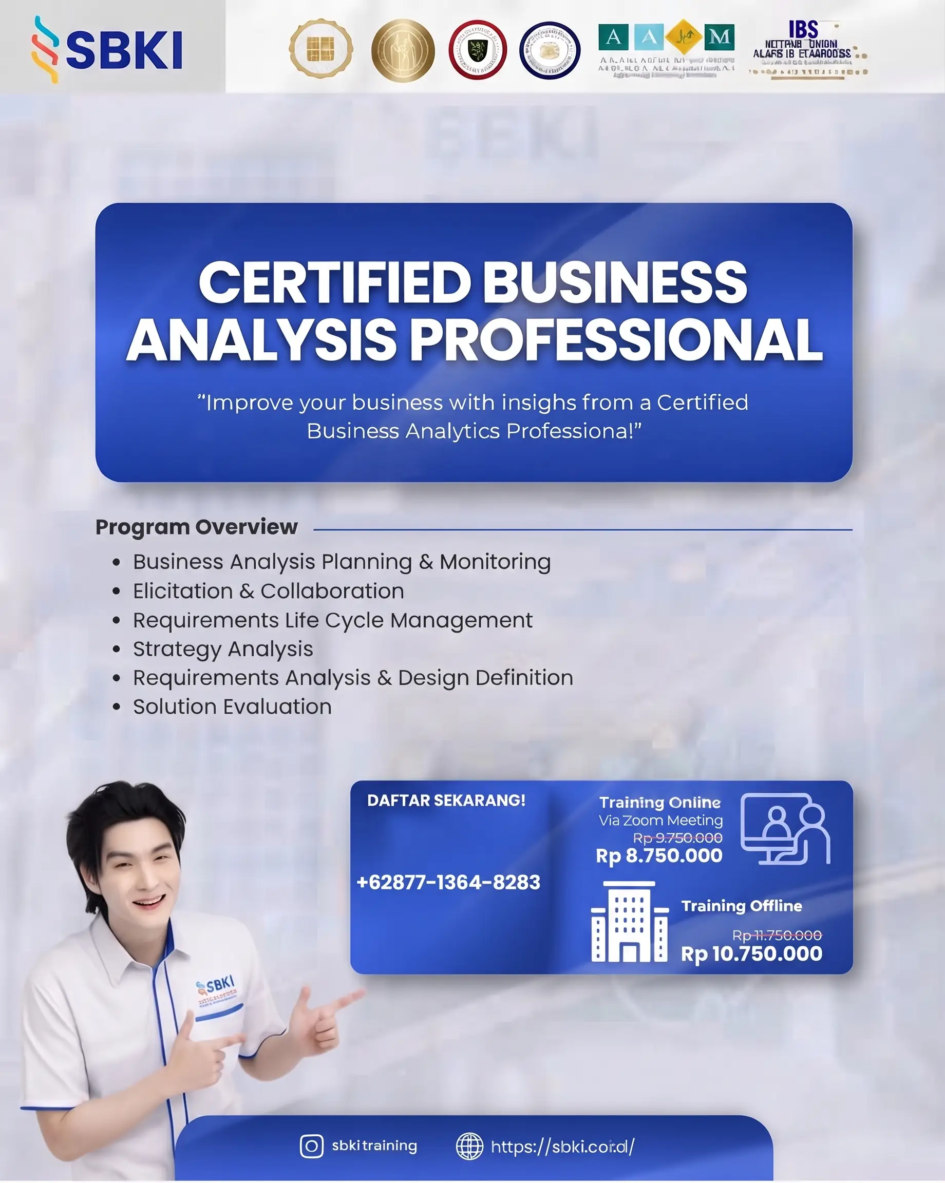 Sertifikasi CBAP Certified Business Analysis Professional SBKI